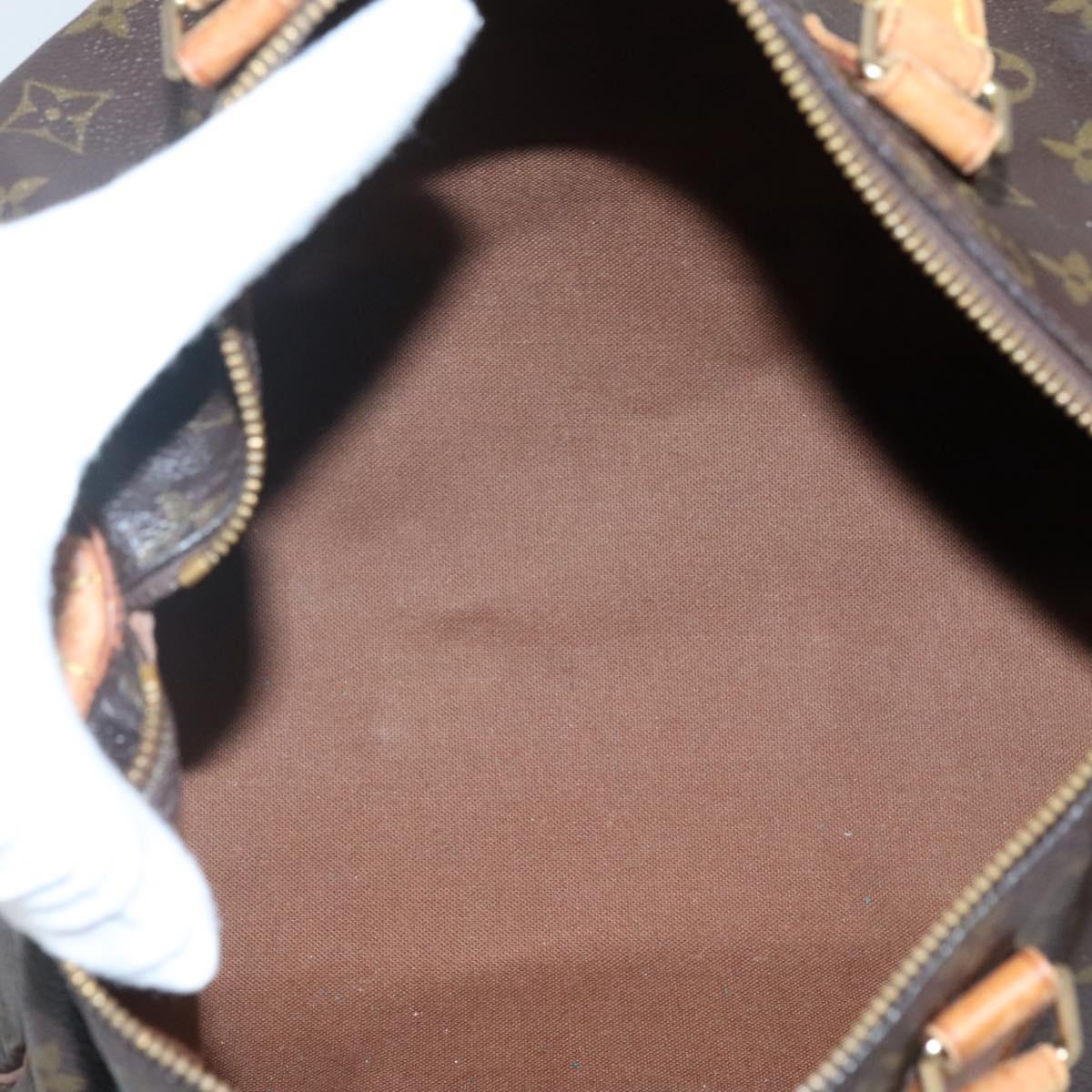 LOUIS VUITTON Monogram Speedy 30 Hand Bag / Auth 685