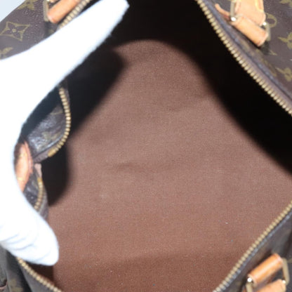 LOUIS VUITTON Monogram Speedy 30 Hand Bag / Auth 685