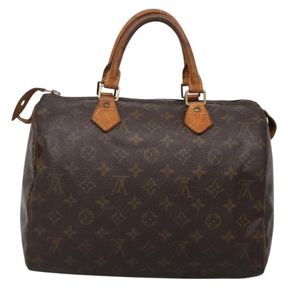LOUIS VUITTON Monogram Speedy 30 Hand Bag / Auth 685