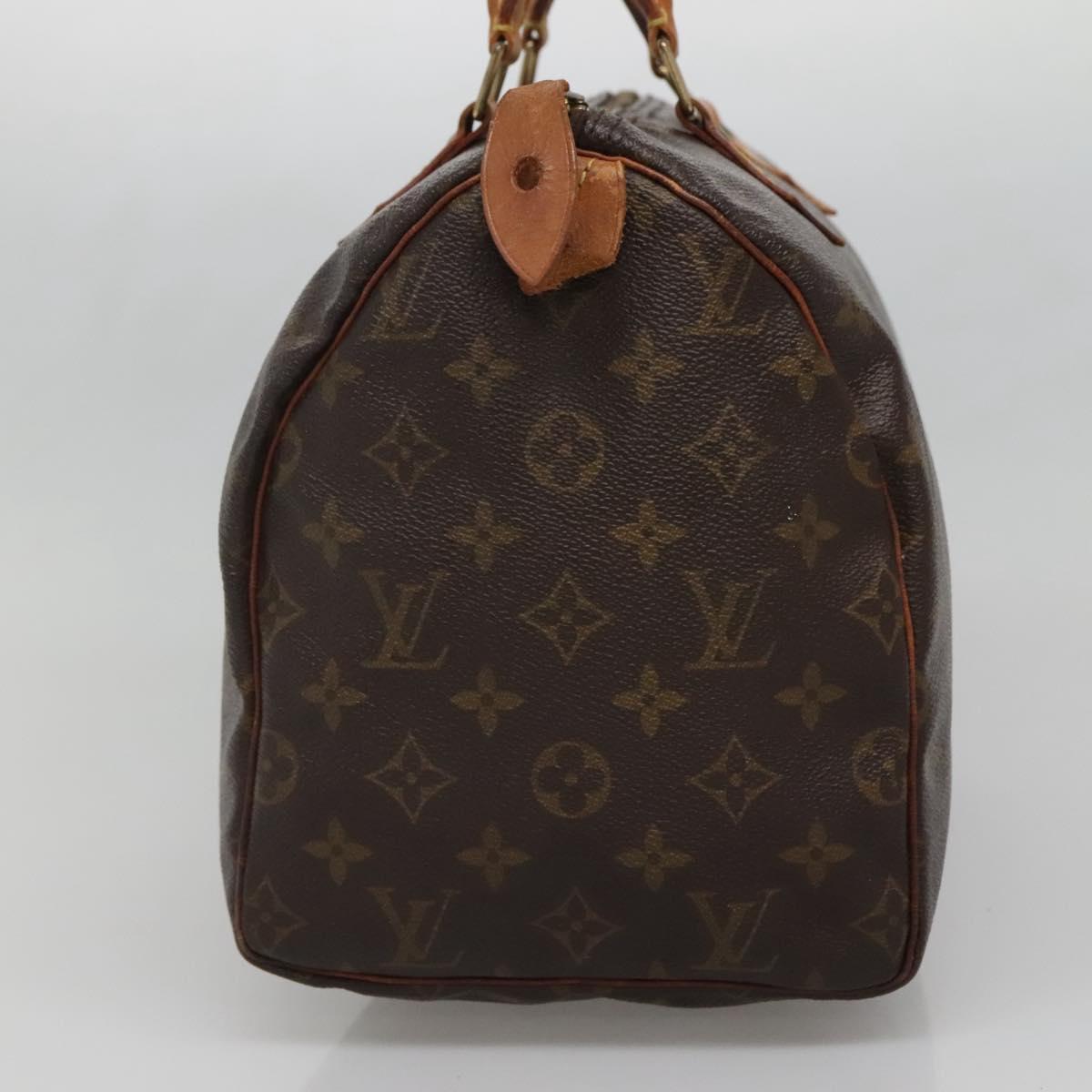 LOUIS VUITTON Monogram Speedy 30 Hand Bag / Auth 685