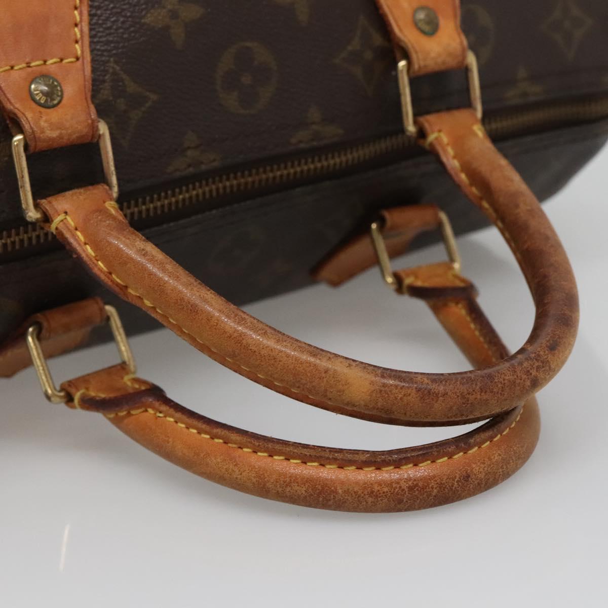 LOUIS VUITTON Monogram Speedy 30 Hand Bag / Auth 685