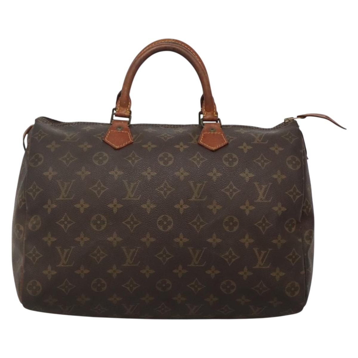 LOUIS VUITTON Monogram Speedy 35 Hand Bag