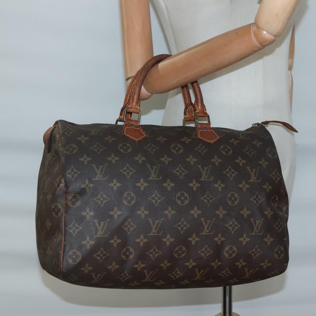 LOUIS VUITTON Monogram Speedy 35 Hand Bag