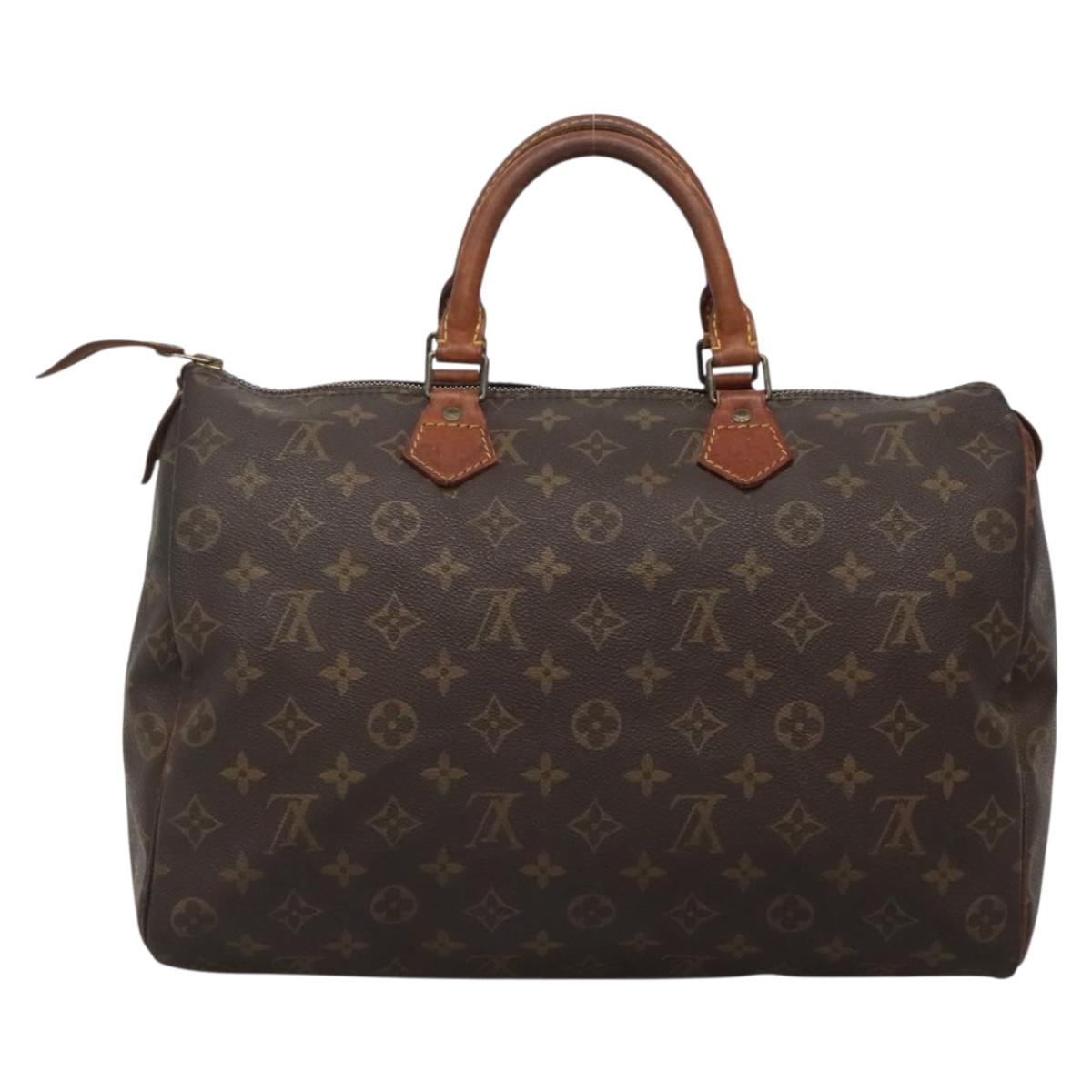 LOUIS VUITTON Monogram Speedy 35 Hand Bag