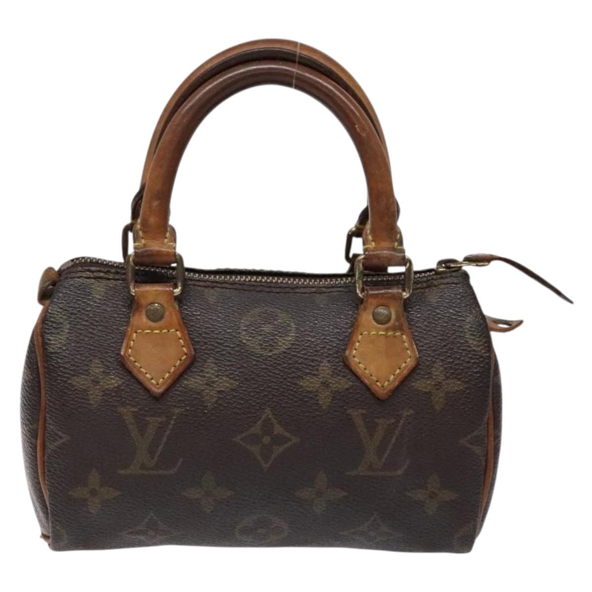 LOUIS VUITTON Monogram Mini Speedy Hand Bag