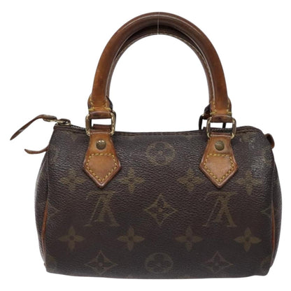 LOUIS VUITTON Monogram Mini Speedy Hand Bag