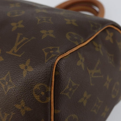 LOUIS VUITTON Monogram Speedy 25 Hand Bag (w Dust Bag, Padlock & Key×1)