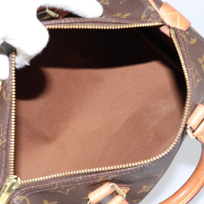 LOUIS VUITTON Monogram Speedy 25 Hand Bag (w Dust Bag, Padlock & Key×1)