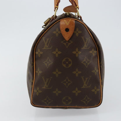 LOUIS VUITTON Monogram Speedy 25 Hand Bag (w Dust Bag, Padlock & Key×1)