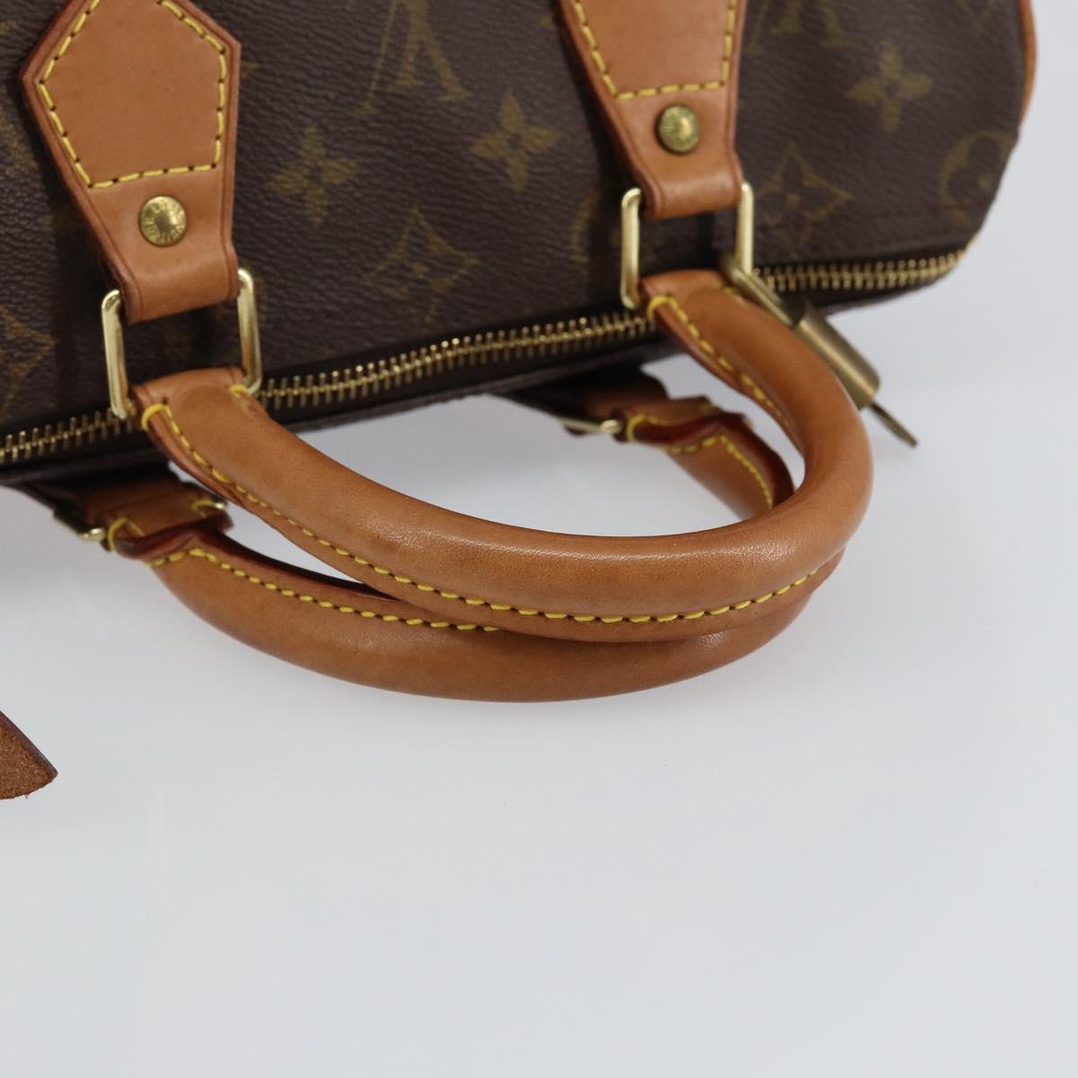 LOUIS VUITTON Monogram Speedy 25 Hand Bag (w Dust Bag, Padlock & Key×1)