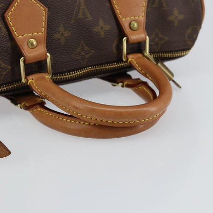 LOUIS VUITTON Monogram Speedy 25 Hand Bag (w Dust Bag, Padlock & Key×1)