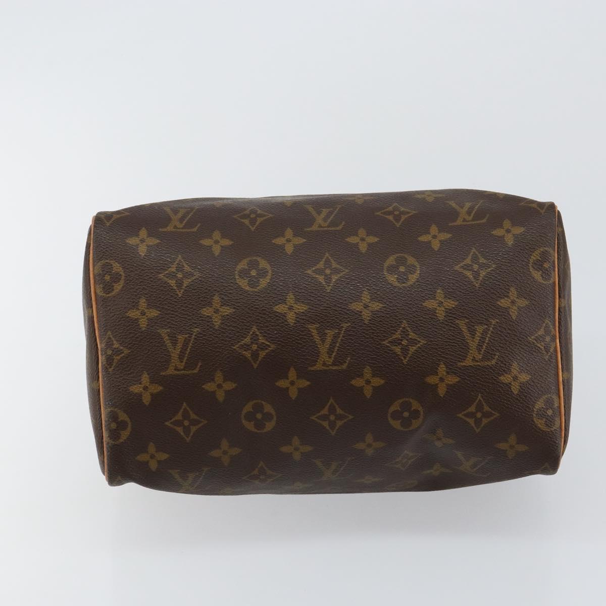 LOUIS VUITTON Monogram Speedy 25 Hand Bag (w Dust Bag, Padlock & Key×1)