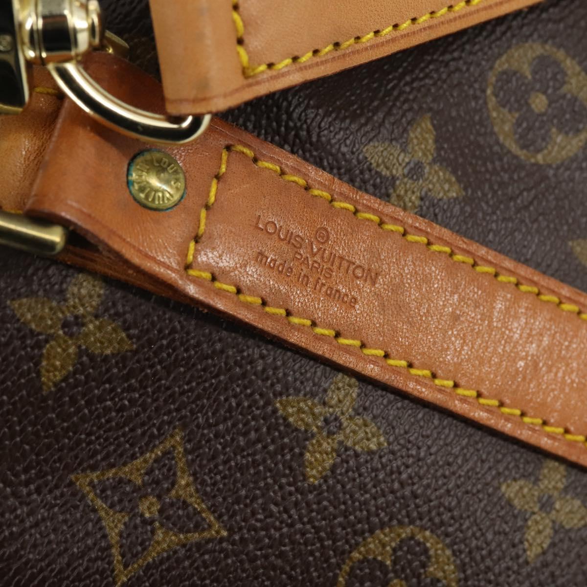 LOUIS VUITTON Monogram Keepall Bandouliere 60 Boston Bag