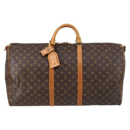 LOUIS VUITTON Monogram Keepall Bandouliere 60 Boston Bag