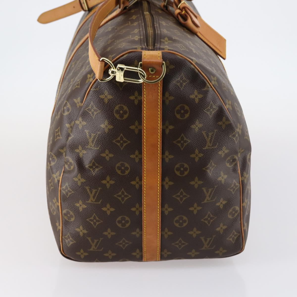 LOUIS VUITTON Monogram Keepall Bandouliere 60 Boston Bag