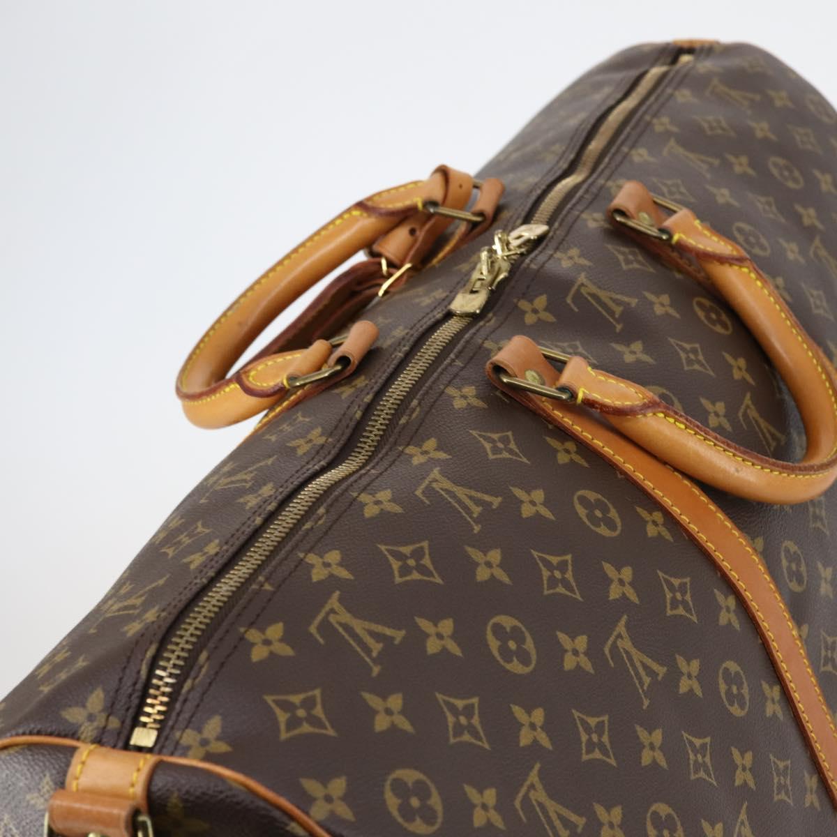 LOUIS VUITTON Monogram Keepall Bandouliere 60 Boston Bag