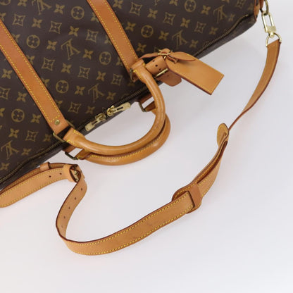 LOUIS VUITTON Monogram Keepall Bandouliere 60 Boston Bag