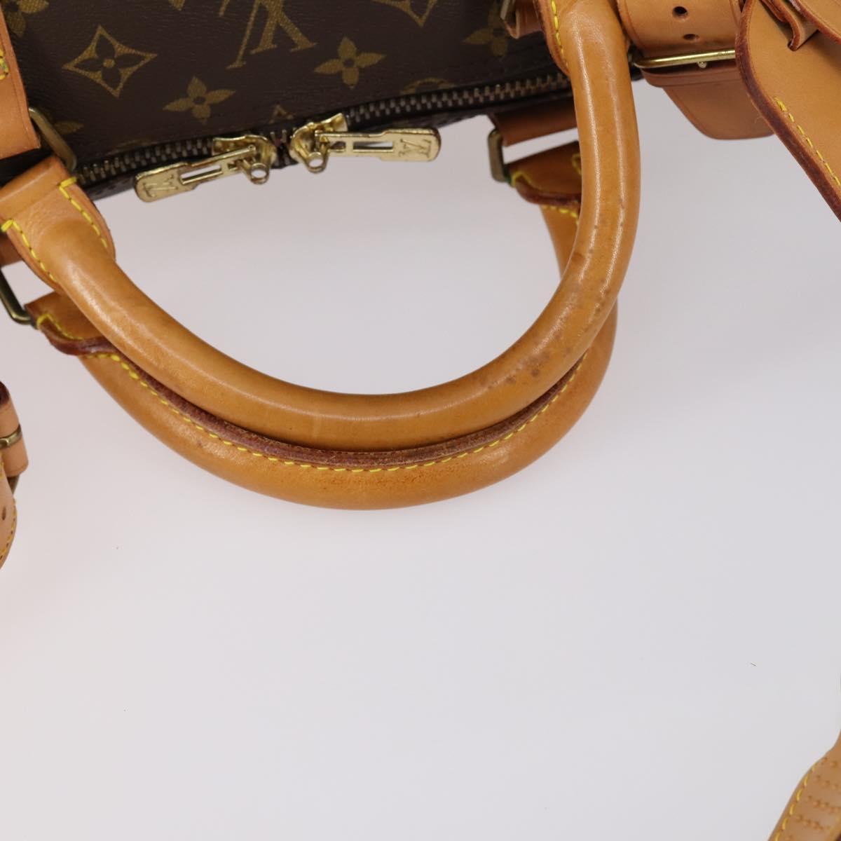 LOUIS VUITTON Monogram Keepall Bandouliere 60 Boston Bag