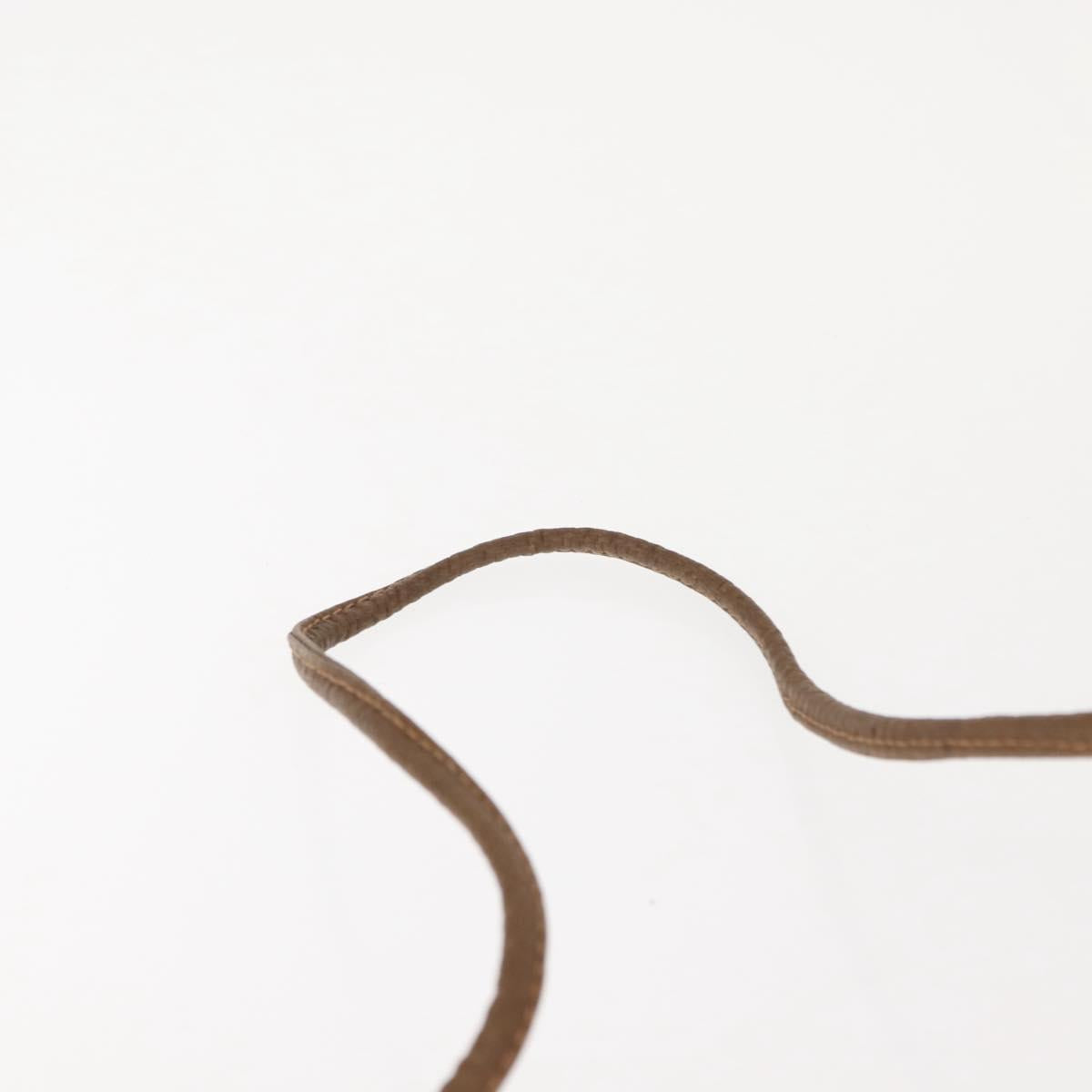 GUCCI GG Supreme Shoulder Bag PVC Beige Gold