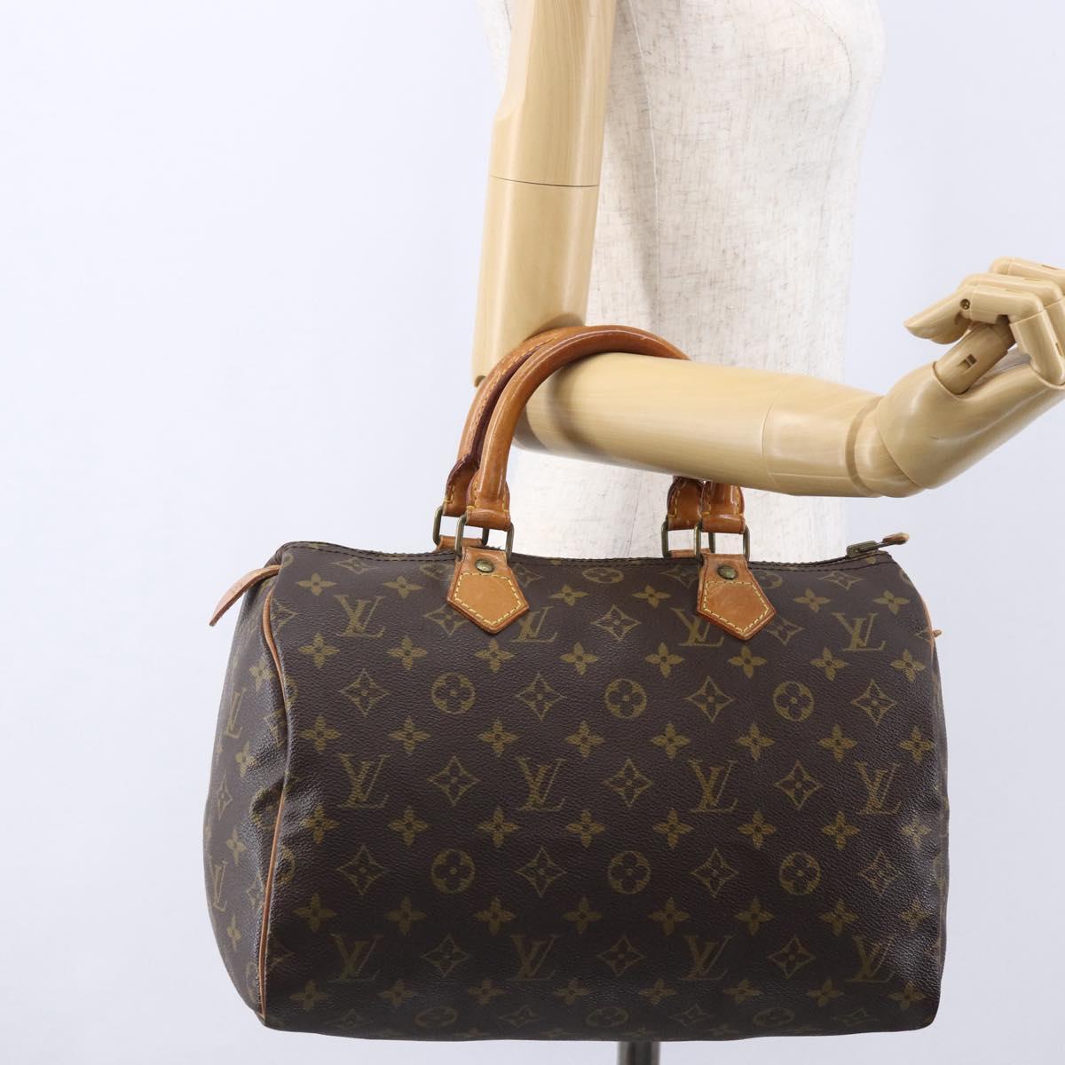 LOUIS VUITTON Monogram Speedy 30 Hand Bag
