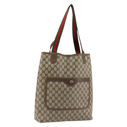 GUCCI GG Canvas Schultertasche Schwarz Gold 