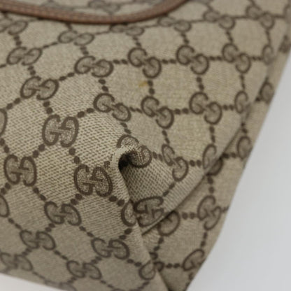 GUCCI GG Canvas Schultertasche Schwarz Gold 