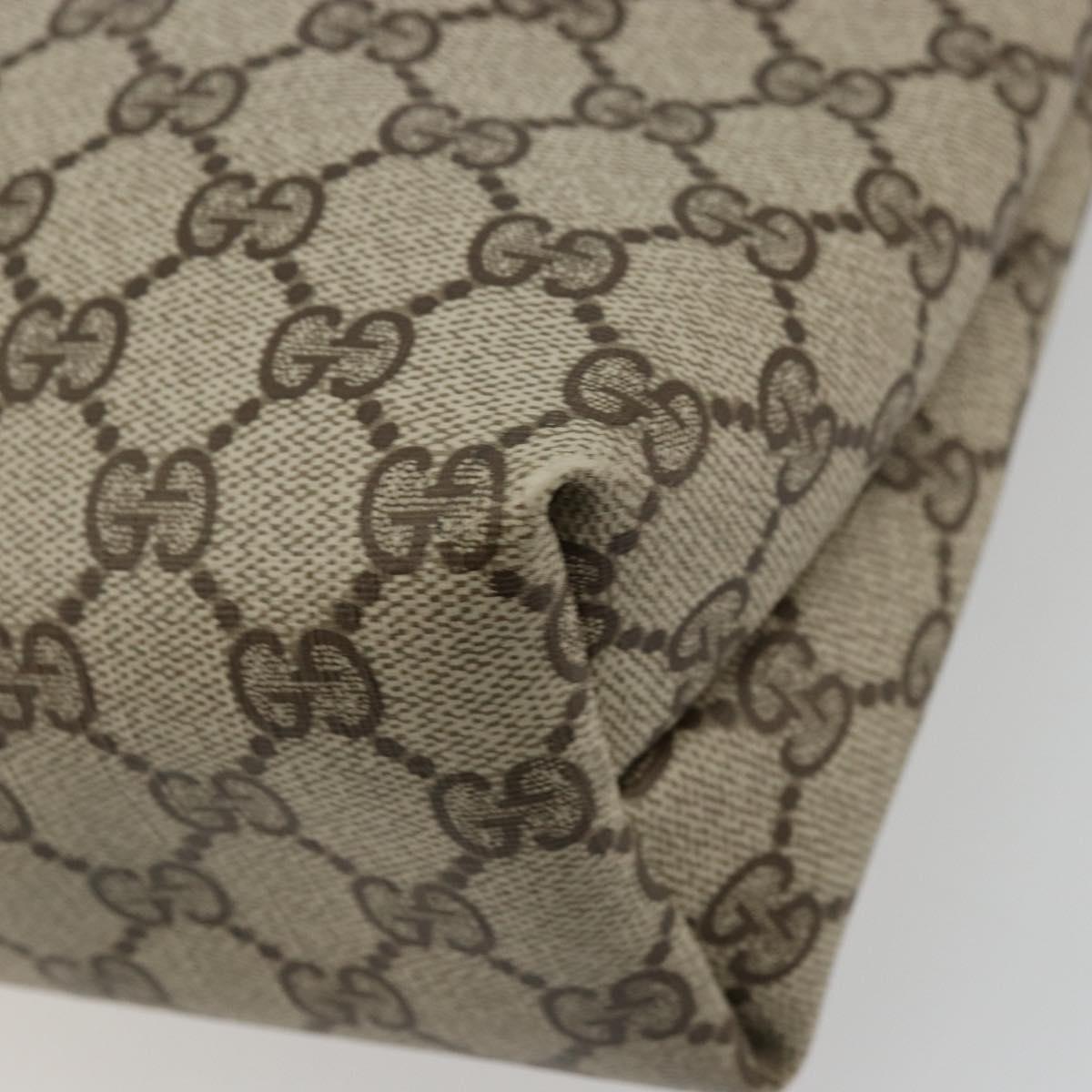 GUCCI GG Canvas Schultertasche Schwarz Gold 
