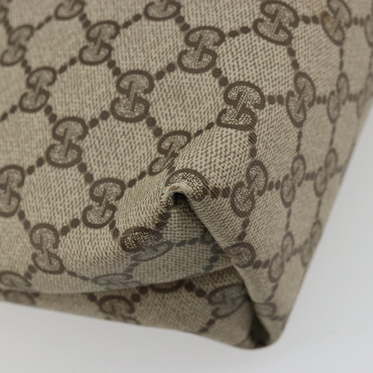 GUCCI GG Canvas Schultertasche Schwarz Gold 