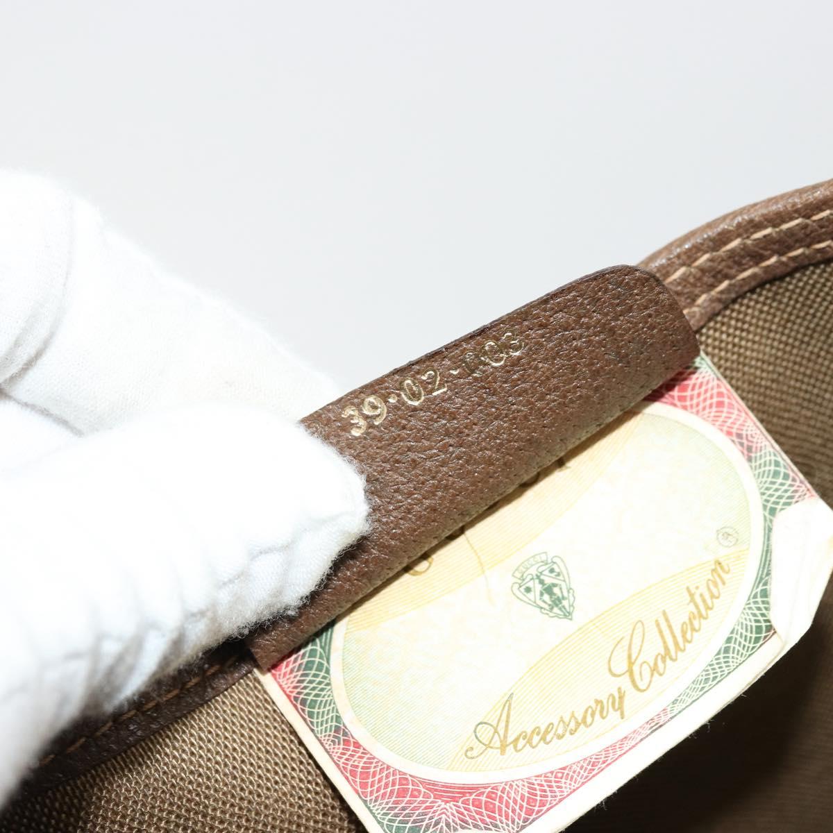 GUCCI GG Canvas Schultertasche Schwarz Gold 