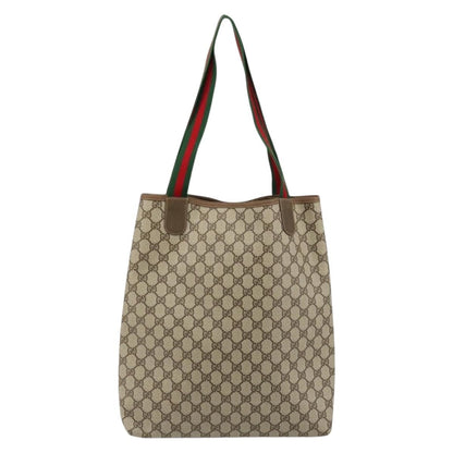 GUCCI GG Canvas Schultertasche Schwarz Gold 
