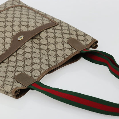 GUCCI GG Canvas Schultertasche Schwarz Gold 