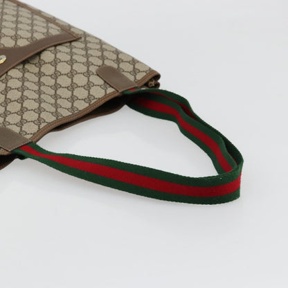 GUCCI GG Canvas Schultertasche Schwarz Gold 