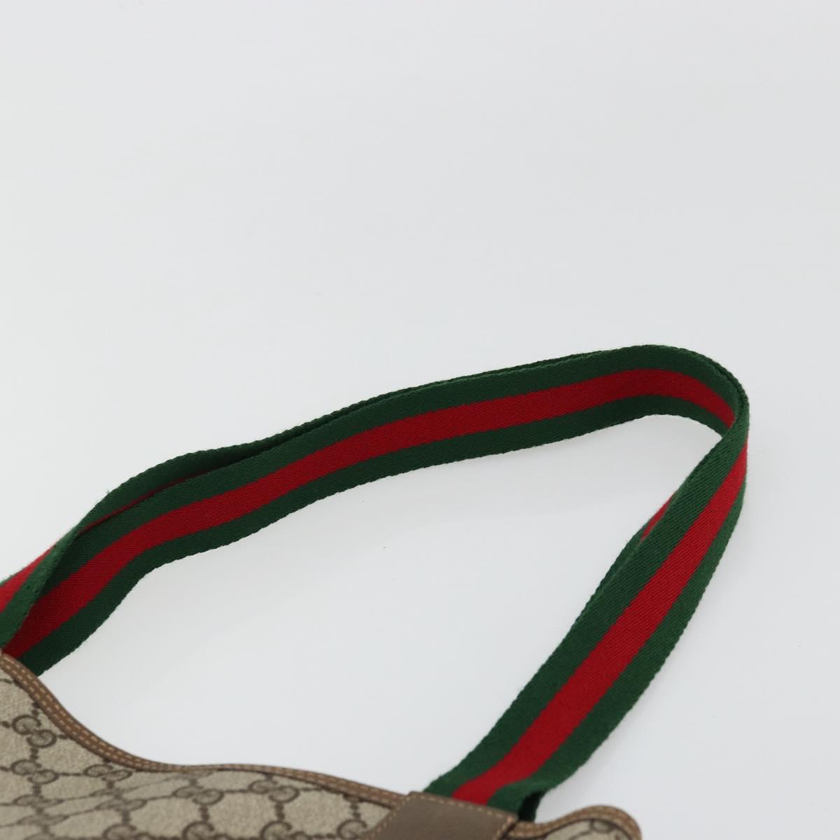 GUCCI GG Canvas Schultertasche Schwarz Gold 