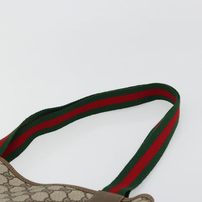 GUCCI GG Canvas Schultertasche Schwarz Gold 