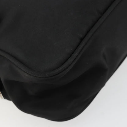 PRADA Schultertasche aus Nylon, Schwarz 
