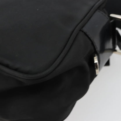 PRADA Schultertasche aus Nylon, Schwarz 