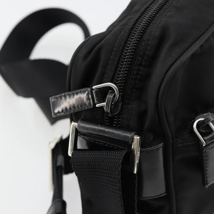 PRADA Schultertasche aus Nylon, Schwarz 