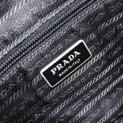PRADA Schultertasche aus Nylon, Schwarz 
