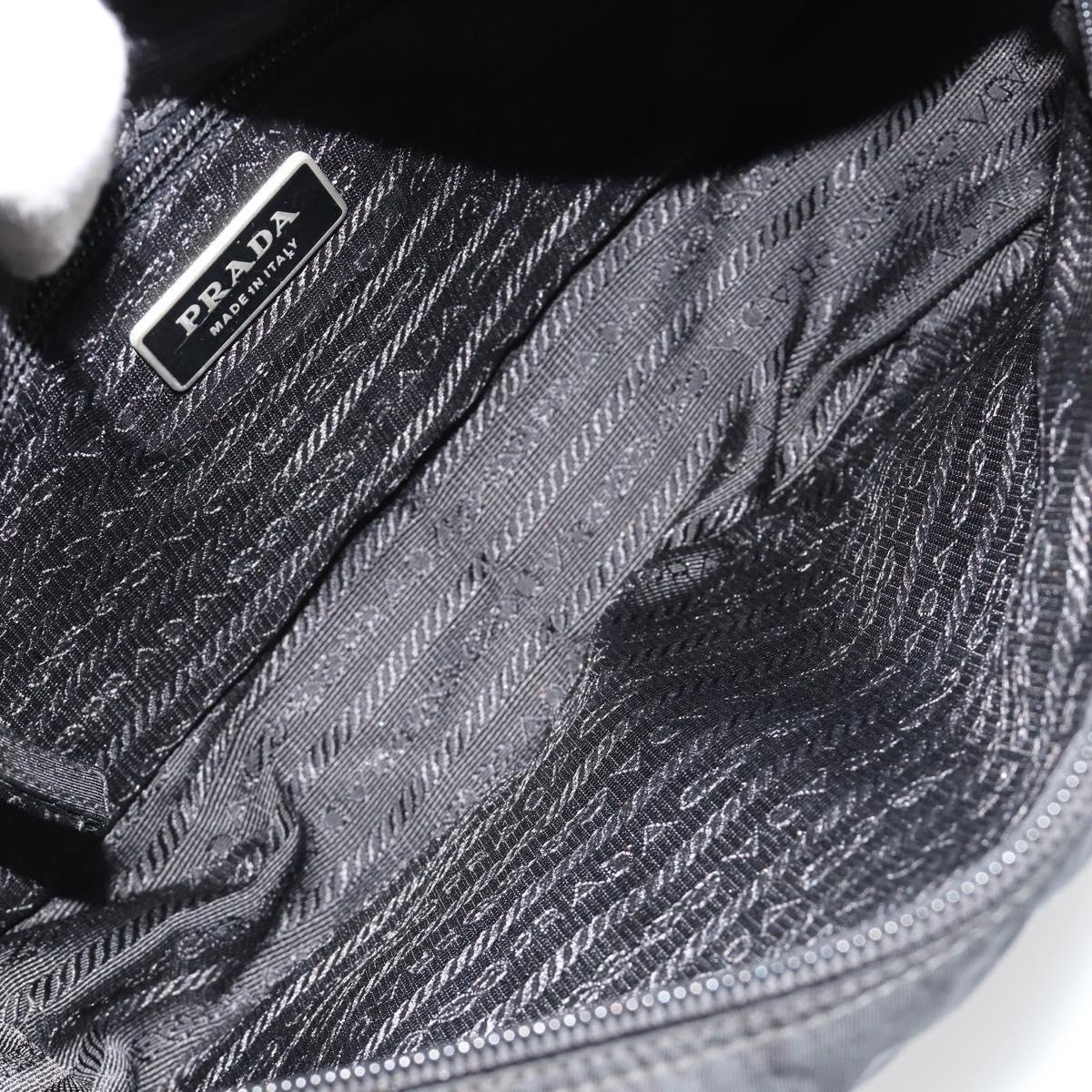 PRADA Schultertasche aus Nylon, Schwarz 