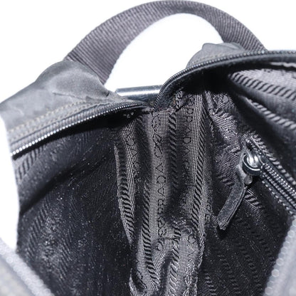 PRADA Schultertasche aus Nylon, Schwarz 