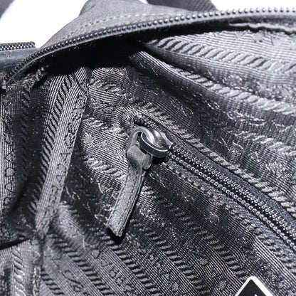 PRADA Schultertasche aus Nylon, Schwarz 