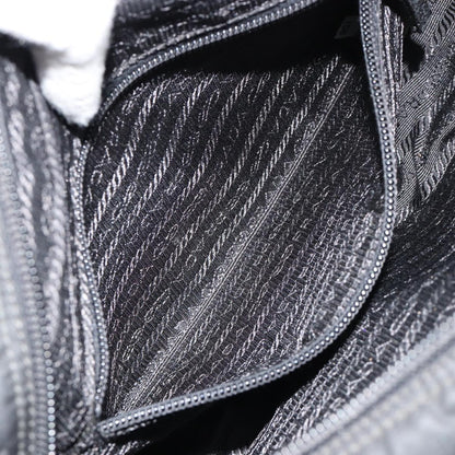 PRADA Schultertasche aus Nylon, Schwarz 