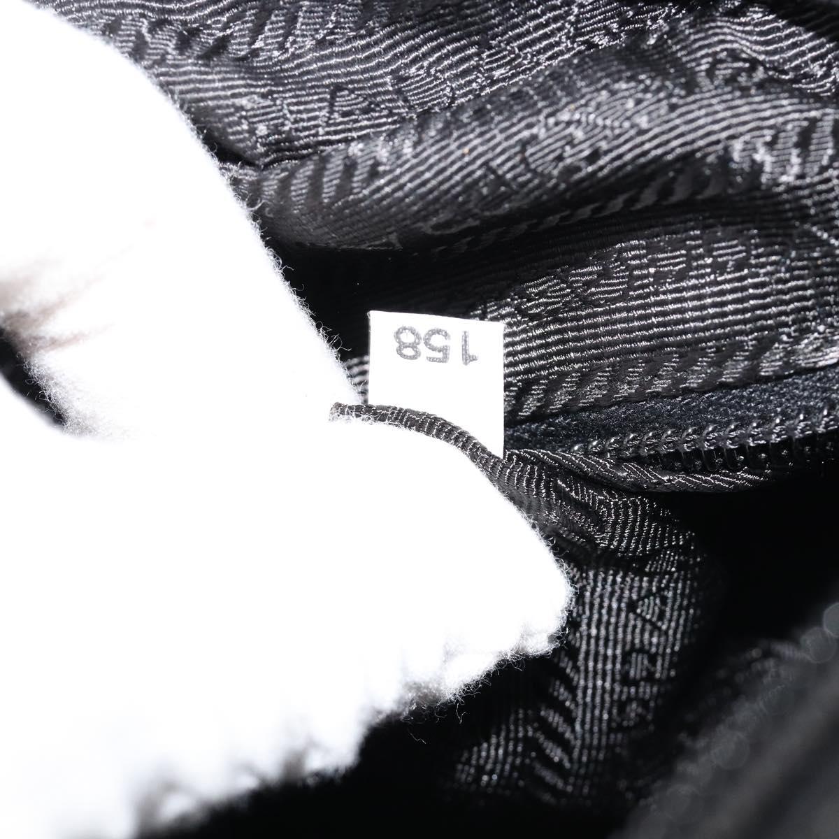PRADA Schultertasche aus Nylon, Schwarz 