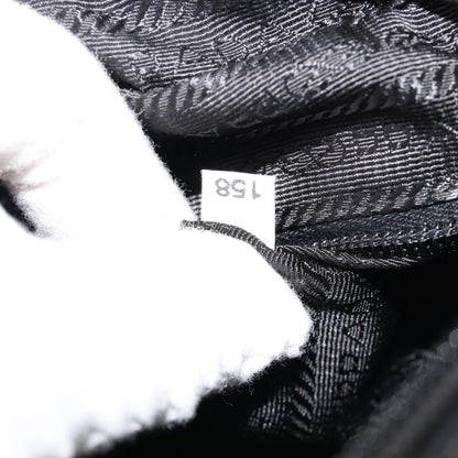 PRADA Schultertasche aus Nylon, Schwarz 