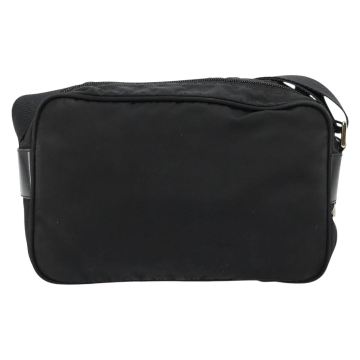 PRADA Schultertasche aus Nylon, Schwarz 