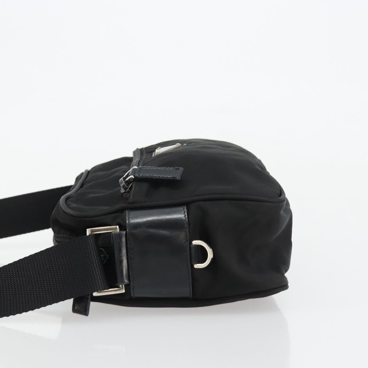 PRADA Schultertasche aus Nylon, Schwarz 