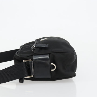 PRADA Schultertasche aus Nylon, Schwarz 