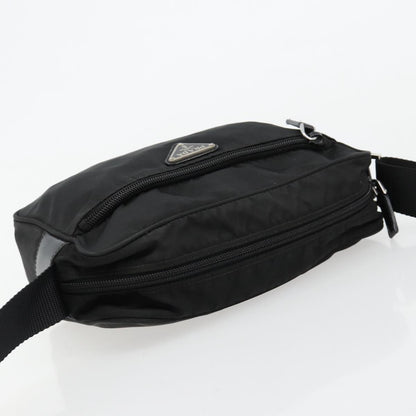 PRADA Schultertasche aus Nylon, Schwarz 