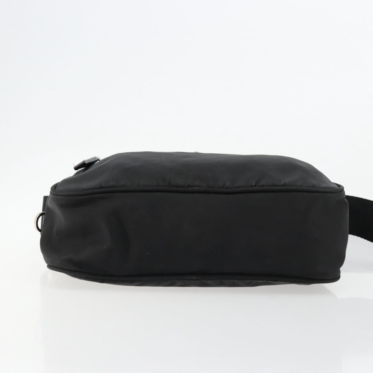 PRADA Schultertasche aus Nylon, Schwarz 