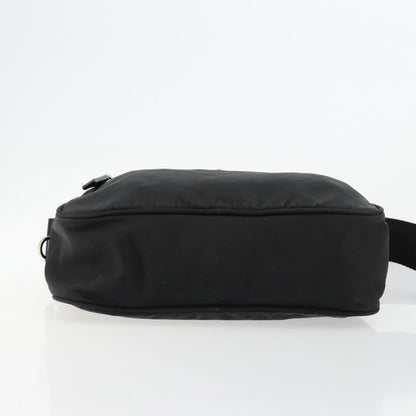 PRADA Schultertasche aus Nylon, Schwarz 